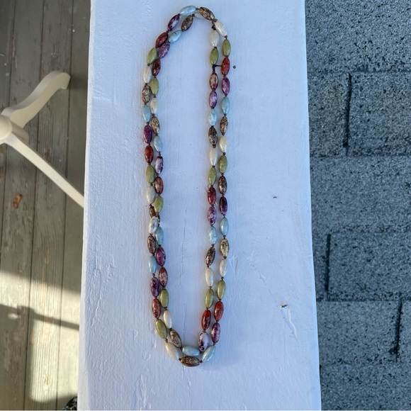 Multicolor Beaded Necklace - Picture 7 of 9